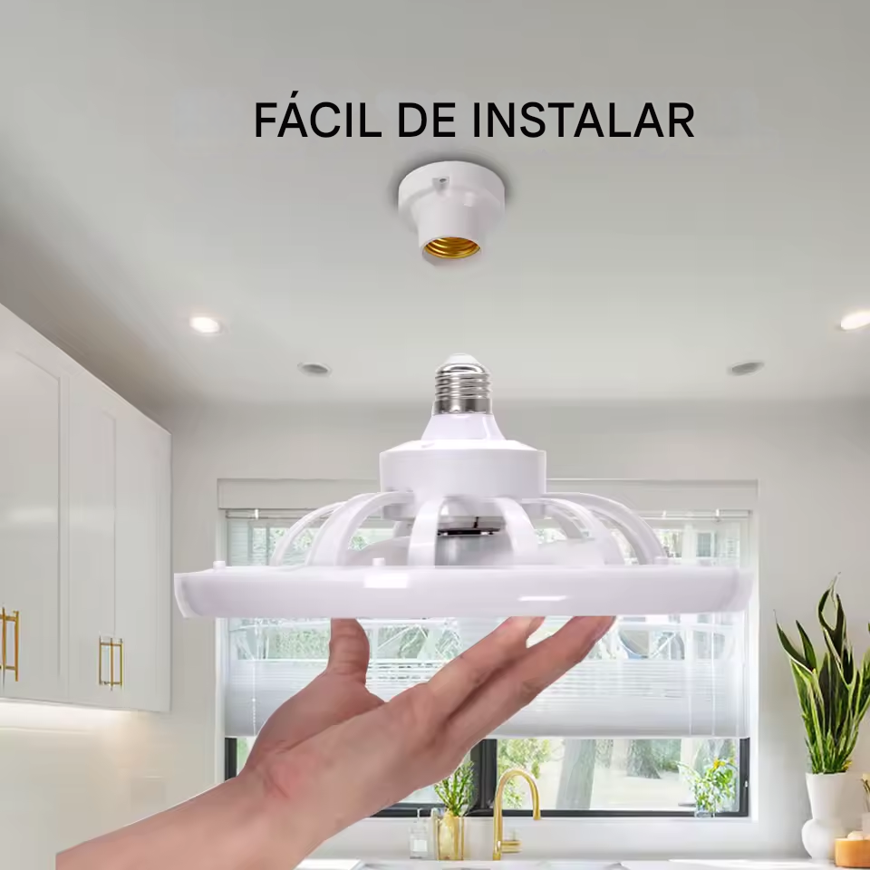 Olvídate del Calor y el Recibo Caro: VentiLuz Pro™ 3 en 1