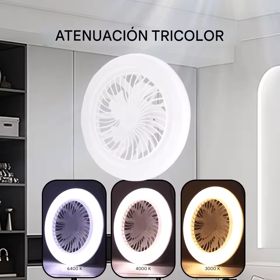 Olvídate del Calor y el Recibo Caro: VentiLuz Pro™ 3 en 1