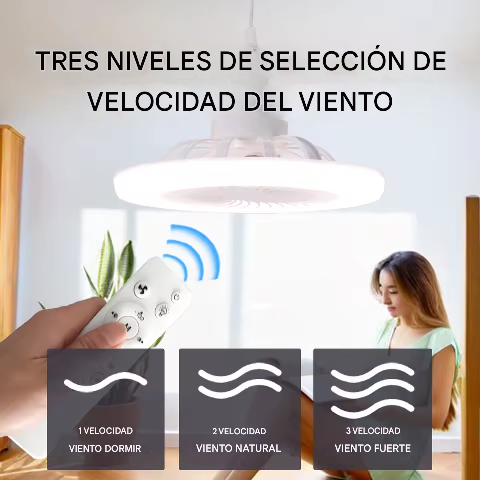 Olvídate del Calor y el Recibo Caro: VentiLuz Pro™ 3 en 1